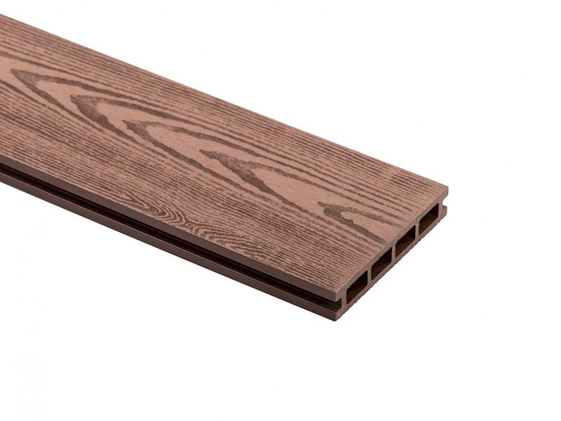Terasové prkno WPC Guttadeck 2D – 140 × 25 × 2900 mm (oak brown)