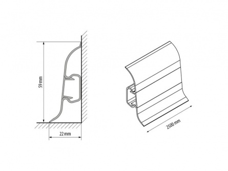 Toronto nr. 142 EgibiFloors 2,5 m