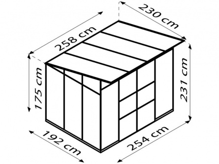 Vitavia Playa 5900, PC 6 mm, černý
