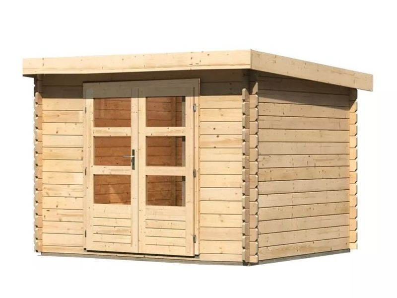 Dřevěný zahradní domek – Karibu Olaf 3 natur