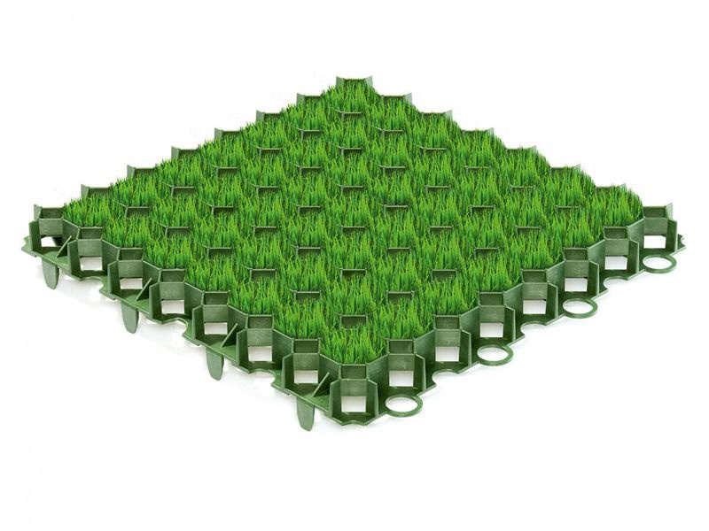 GEOMAT Zatravňovací tvárnice Guttagarden 170t/m2, 50x50x6,2 cm zelená