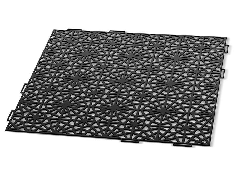 Zahradní dlažba – Mosaic - tloušťka 10 mm, 40×40×1 cm černá
